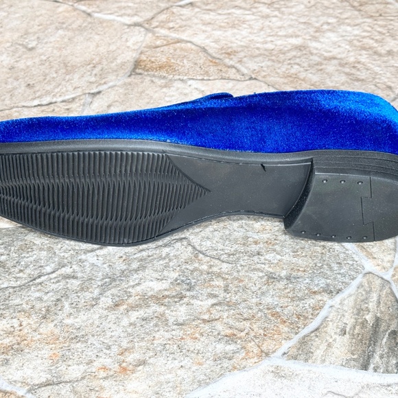 Terroni Royal Blue Men\'s Slip-On Dress Shoe-Fashionable-Italian Design main image 4